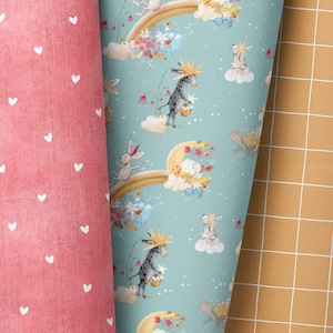 Own production / many types of fabric / donkey rabbit