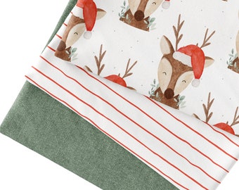 Eigenproduktion Bio Jersey / French Terry Rentier Weihnachten