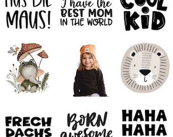 Kunstleder Beanie Patch / Große Auswahl