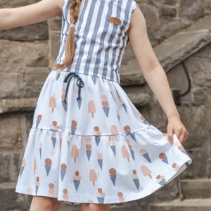Own production organic Jersey / French Terry children's ice cream image 6