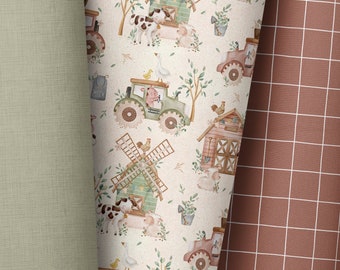 In-house production / many types of fabric / farm