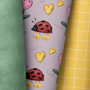 In-house production / many types of fabric / ladybugs