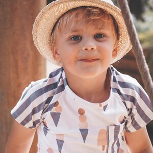 Own production organic Jersey / French Terry children's ice cream image 9