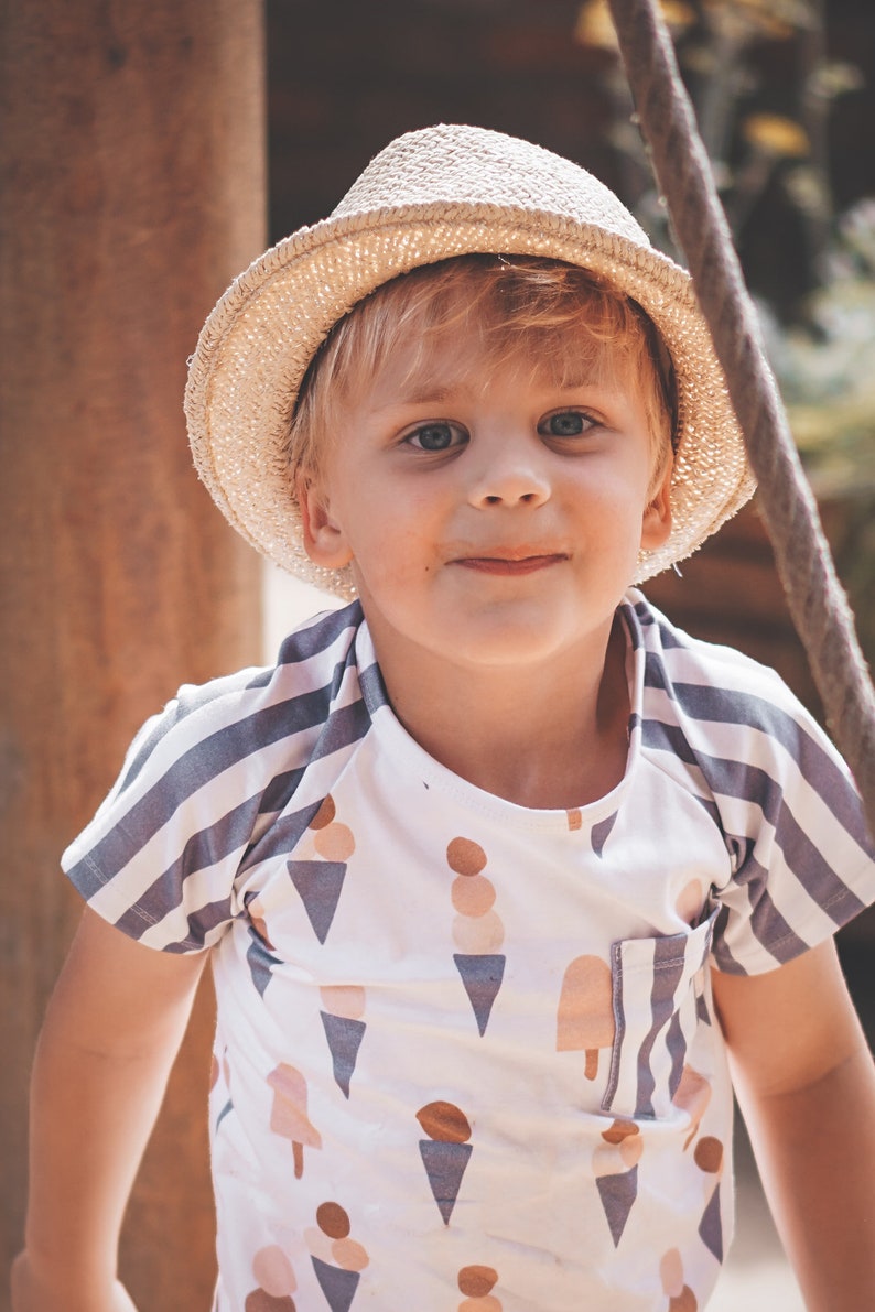 Own production organic Jersey / French Terry children's ice cream image 9