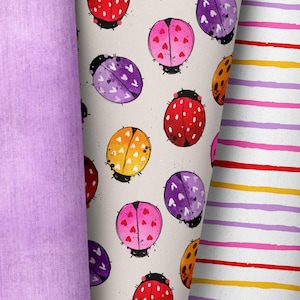 In-house production / many types of fabric / ladybugs