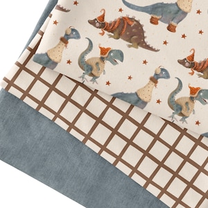 In-house production / many types of fabric / Christmas dinosaurs