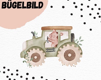 iron-on image &quot;Tractor&quot;