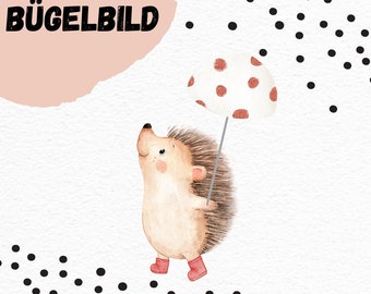 iron-on image &quot;Hedgehog&quot;