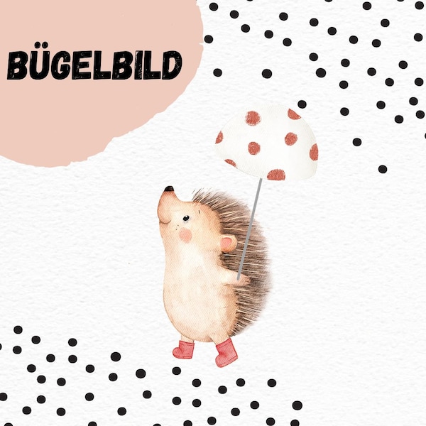 Bügelbild "Igel"