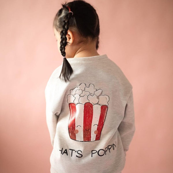 Handmade Pullover Statement "Popcorn"