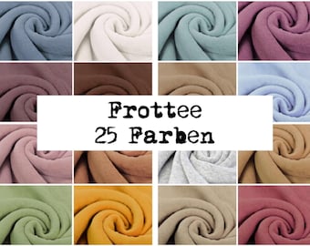 Stretch Frottee / 25 Farben