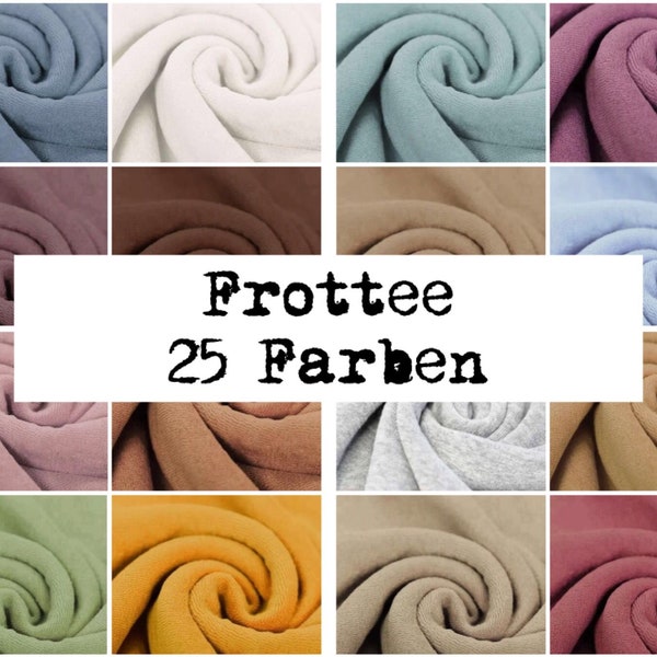 Stretch Frottee / 25 Farben