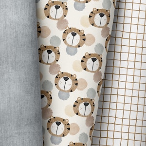 own production / many types of fabric / tiger / animal