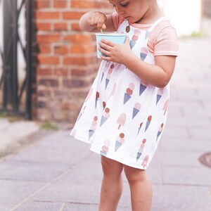 Own production organic Jersey / French Terry children's ice cream image 10