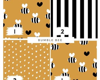 Bumble Bee | on various fabric types