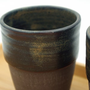 Salamander-brown ceramic cup image 5