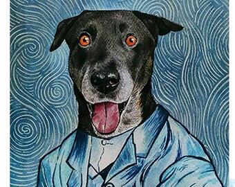 vincent van gogh dog painting