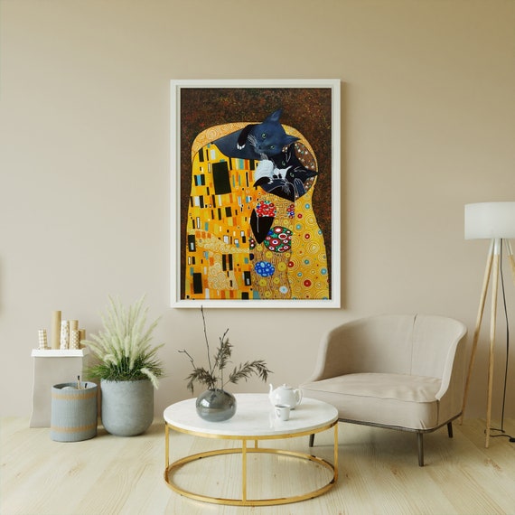 Funny cat portrait Cat watercolor Custom pet painting customized cat Personalized portrait from photo paint my cat Original portrait cat art