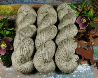 MÄUSCHEN - Bio Merino Wolle 320m Lauflänge, pflanzengefärbte kuschelweiche reine Wolle von Rosy Green Wool, Biowolle, (200 EUR/kg)
