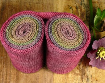 SOCKBLANK REGENBOGEN - Farbverlauf Sockenwolle 4fach mit biologisch abbaubarem Poly, 100gr 400m (200 Euro/kg)