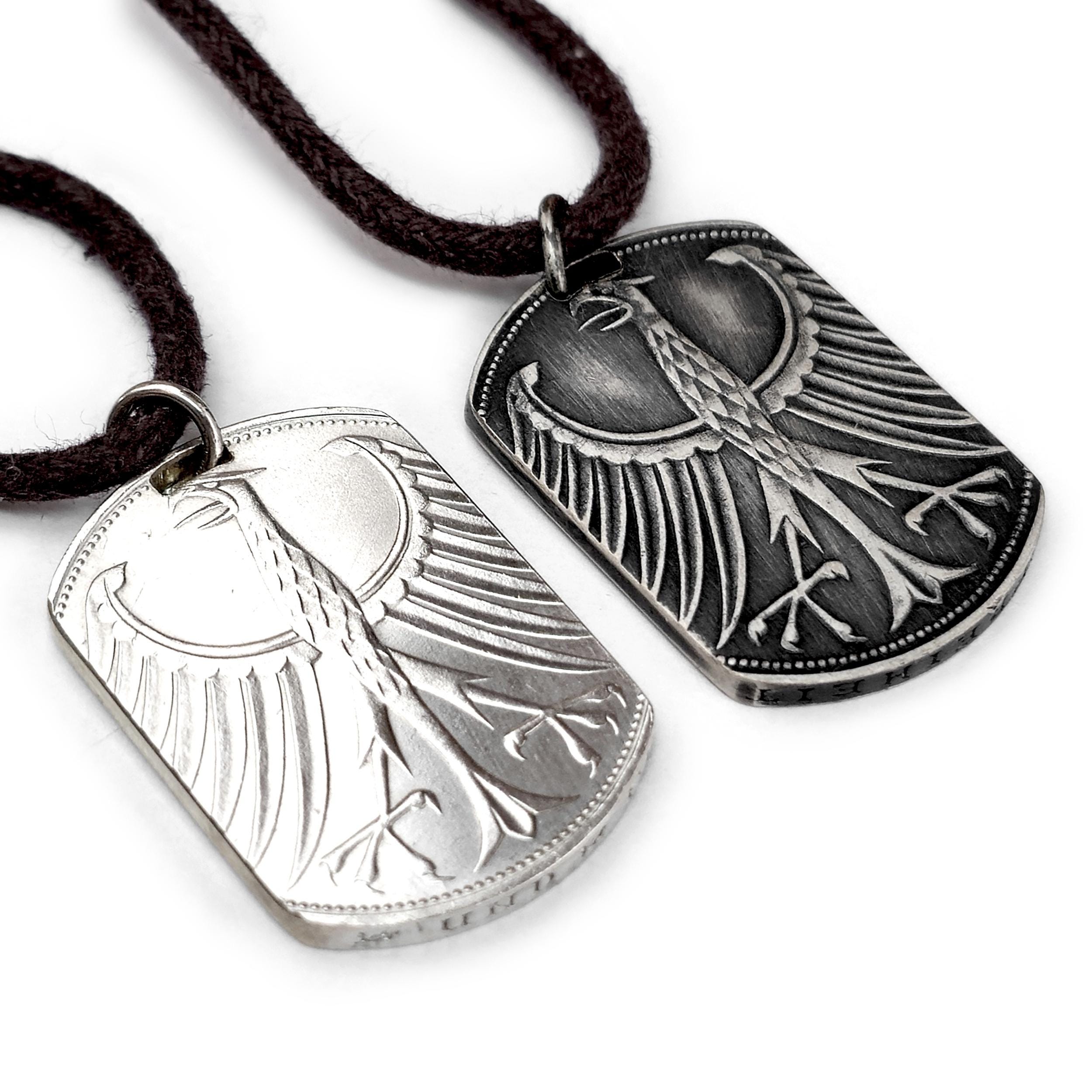 Vinani Charm Anhänger Deutschland Flagge - Sterling Silber 925 Mit Karabiner