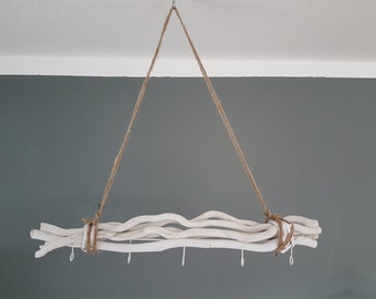 Wooden hanger in white or natural