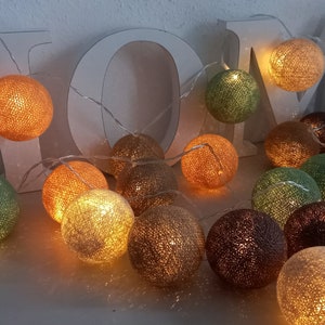 LED Cottonballs Lichterkette Bild 4