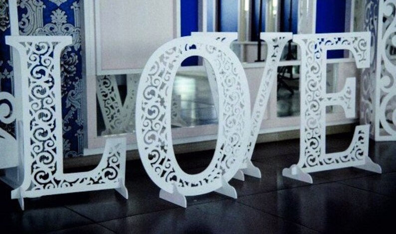 Download Vector word LOVE for wedding 3d puzzle CNC | Etsy