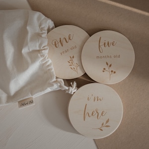 Cartes d'étapes • Cartes d'étapes anglaises pour bébé en bois Bois anglais