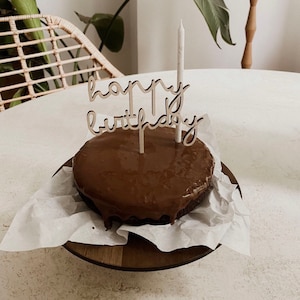 Cake Topper Kuchenstecker Geburtstag Happy Birthday