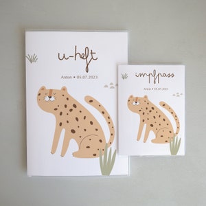 U-Heft und Impfpasshülle Set 3-teilig Tiger