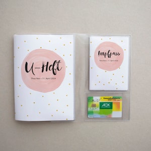 U-Heft und Impfpasshülle Set 3-teilig