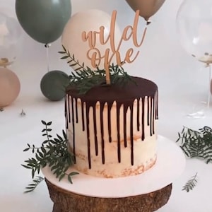 Cake Topper Cake Topper Wild One Primo Compleanno Compleanno