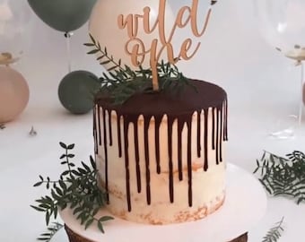 Cake Topper Cake Topper Wild One Primo Compleanno Compleanno