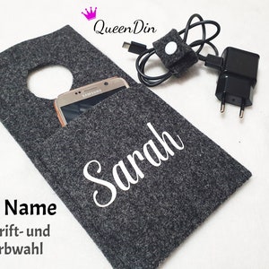 Handyladestation mit Name Handytanke Handyladetasche