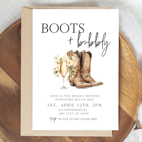 Bridal Shower Invitations Printed - Etsy