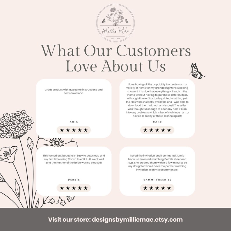 Boots and Bubbly Bridal Shower Invite & Text Invite | Western Fall Bridal Brunch | Editable Cowgirl Template with Wildflowers, Canva image 8