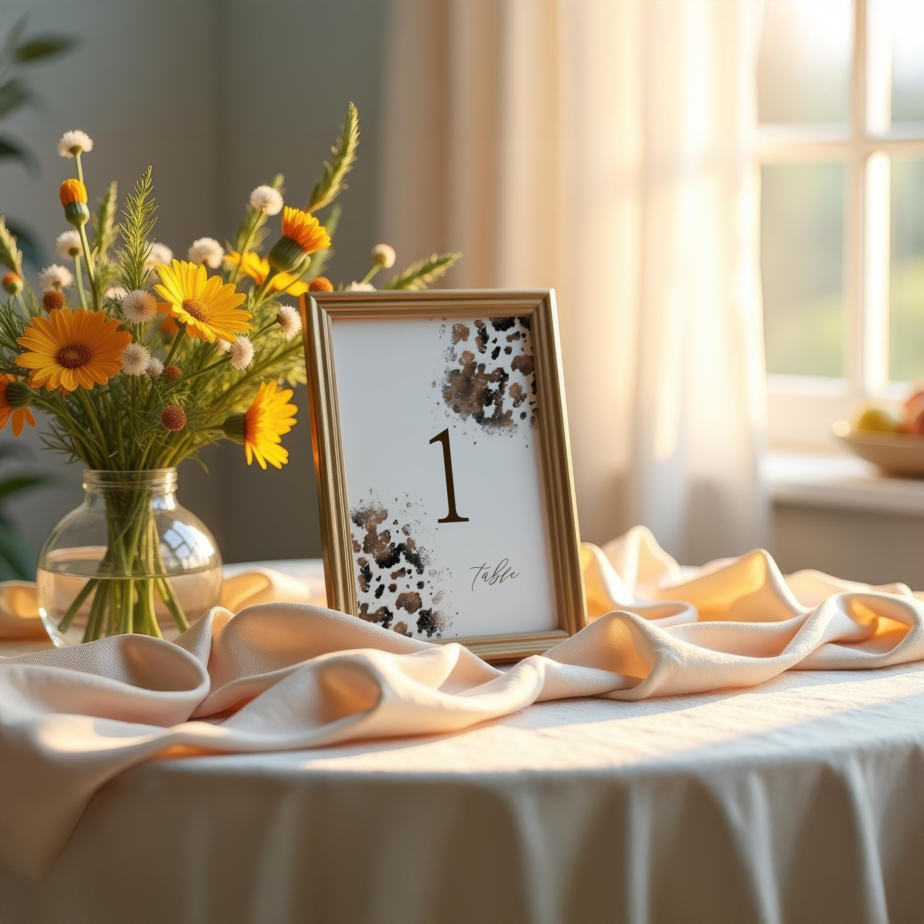 cow-print-table-number-printable-template-editable-instant-download