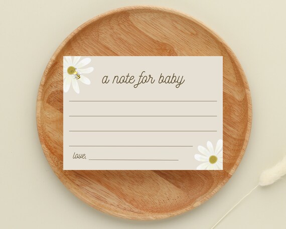 Notas Para Plantilla Para Baby Shower