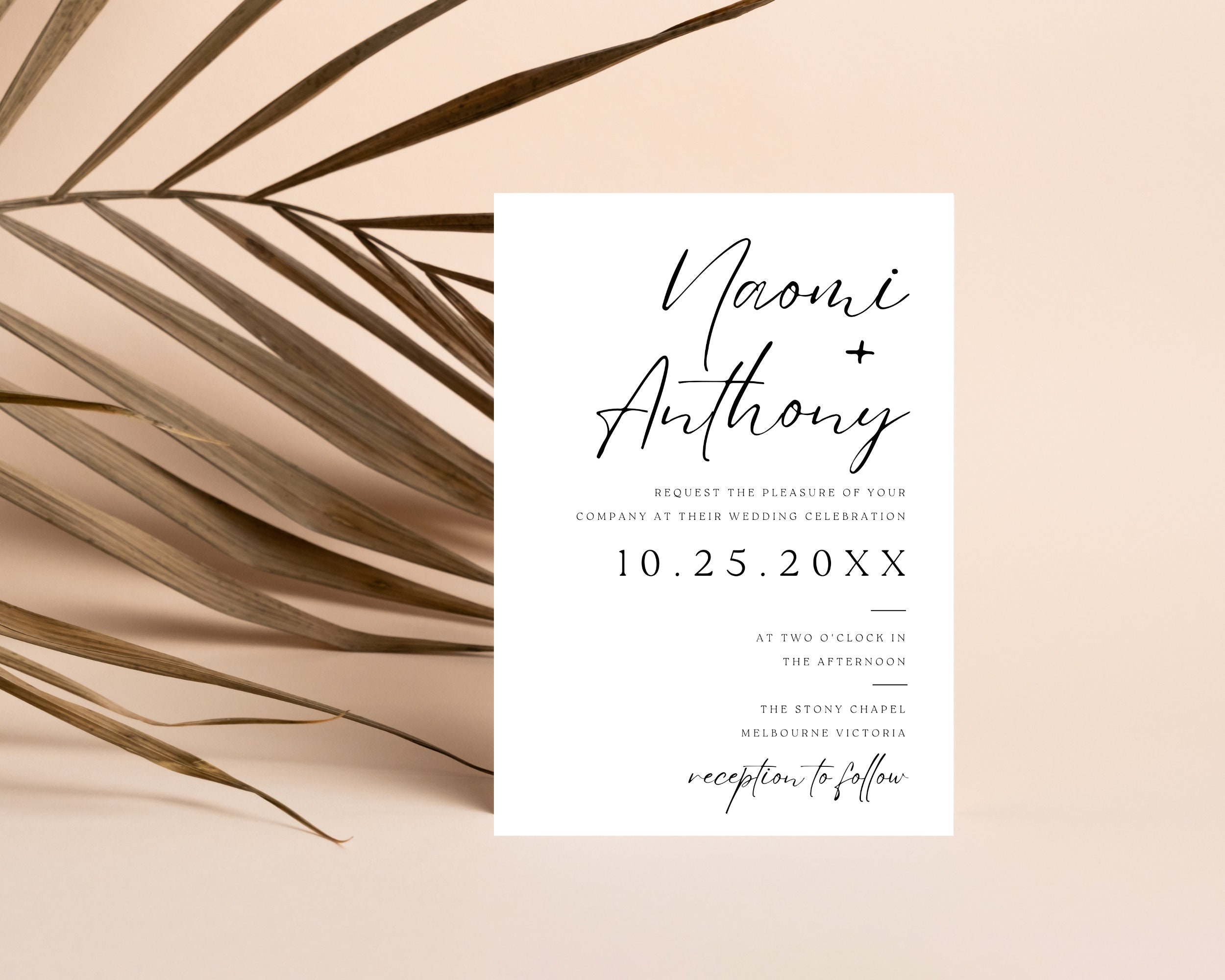 Invitation In Cursive Wedding Invitation Cursive, Script Font | Wedding Invitation Template ...