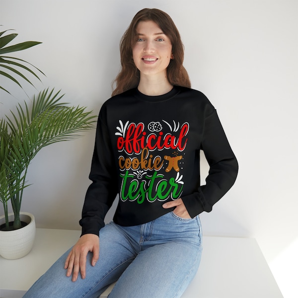 Unisex Heavy Blend™ Crewneck Sweatshirt Ugly Christmas Sweater Cookietester