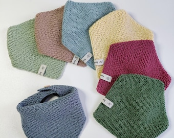 Babyhalstuch Merino Handgestricktes Halstuch für Babys & Kleinkinder Merinowolle mulesingfrei weich atmungsaktiv temperaturausgleichend