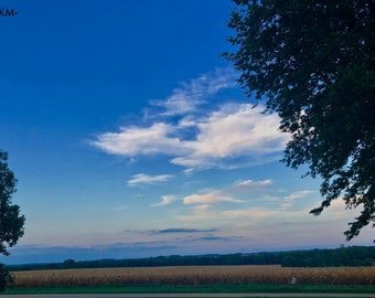 Rural Landscape In Kansas - Fine Art Photography | Print or Framed