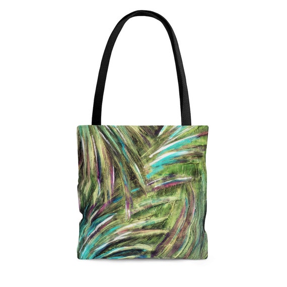 Tropical Palm Leaves Design Bag Tote Bag Purse | Etsy