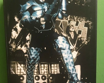 KISS concert photography on canvas 11” x 14”