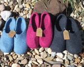 Handmade felt clogs Individual-with sole-felted slippers Uni for men and women felt slippers slippers felt