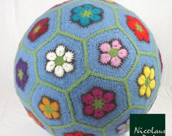 colourful felt ball for children, 55 cm diameter