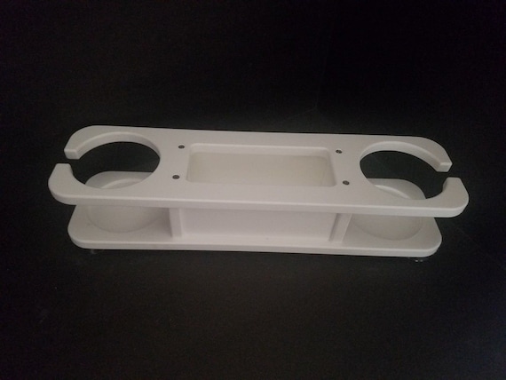 1//2/" Starboard Starboard Double Drink Holder With Storage Box