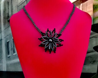 Wendalern Collana girocollo con fiore gotico vintage nero rosa rosa collana lunga nastro floreale allacciato collana sottile fiocco cravatta girocollo collana girocollo collana Cosplay gioielli per