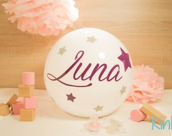 Lampe Mit Namen Summer Plum Und Eisgrau Etsy